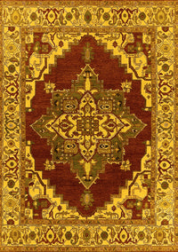 Oriental Yellow Industrial Rug, urb555yw