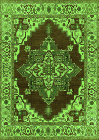 Oriental Green Industrial Rug, urb555grn