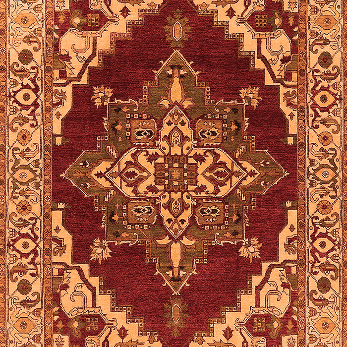Machine Washable Oriental Orange Industrial Area Rugs, wshurb555org