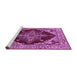 Sideview of Machine Washable Oriental Purple Industrial Area Rugs, wshurb555pur