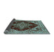 Sideview of Oriental Light Blue Industrial Rug, urb555lblu