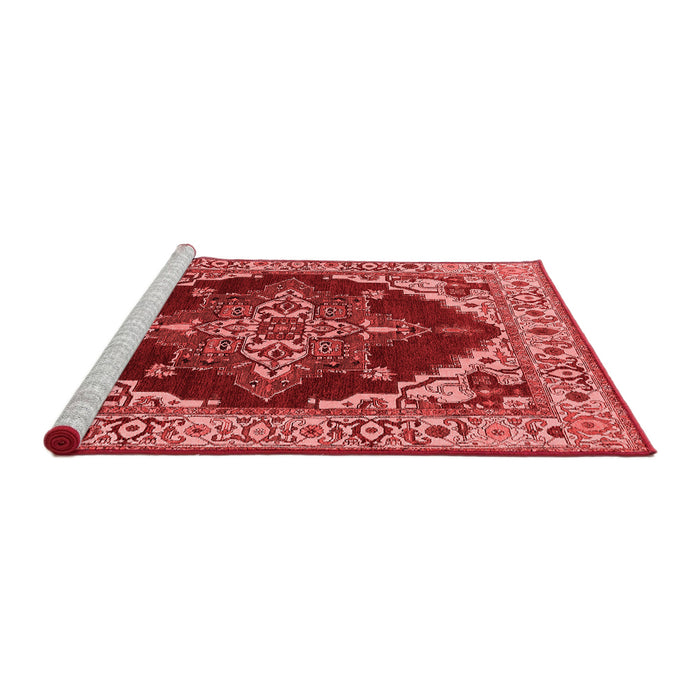 Industrial Red Washable Rugs
