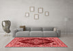 Industrial Red Washable Rugs