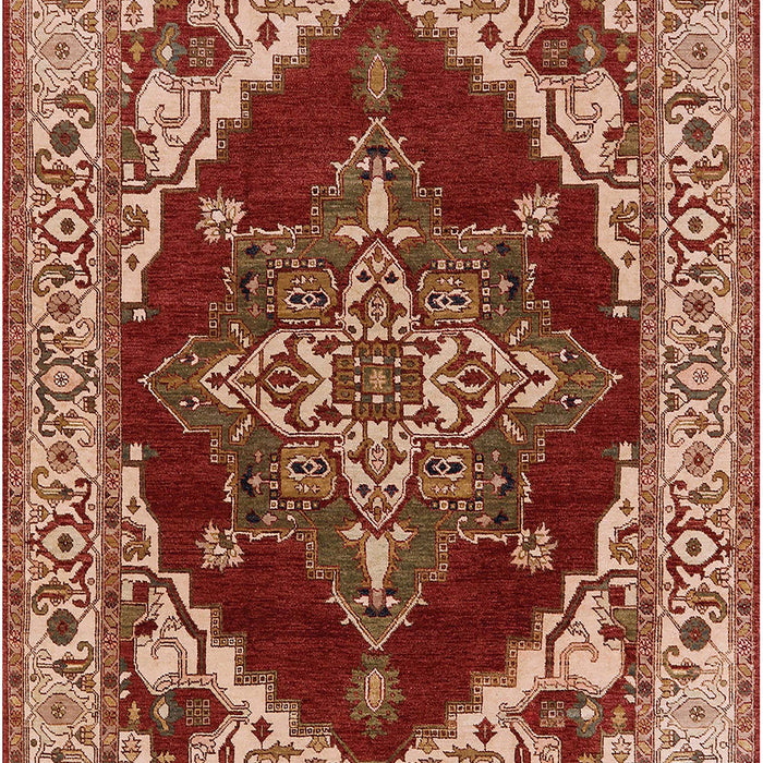 Mid-Century Modern Brown Sand Brown Oriental Rug, urb555