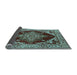 Sideview of Oriental Light Blue Industrial Rug, urb556lblu