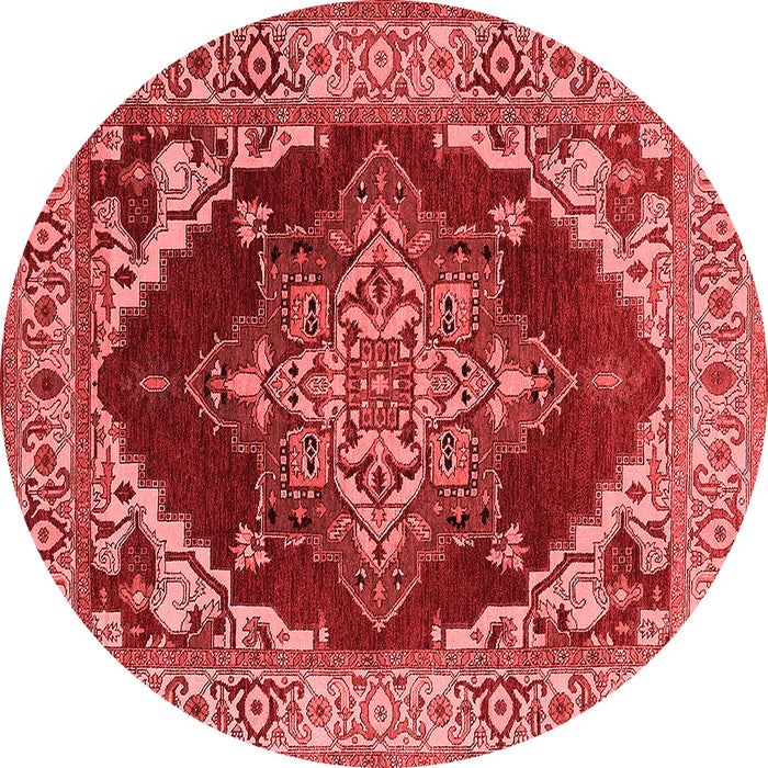 Machine Washable Oriental Red Industrial Rug, wshurb556red
