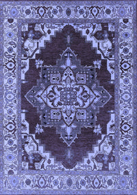 Oriental Blue Industrial Rug, urb556blu