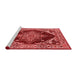 Industrial Red Washable Rugs