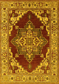 Oriental Yellow Industrial Rug, urb556yw