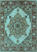 Oriental Light Blue Industrial Rug, urb557lblu