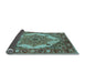 Sideview of Oriental Light Blue Industrial Rug, urb557lblu