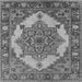 Square Oriental Gray Industrial Rug, urb557gry