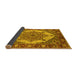 Sideview of Oriental Yellow Industrial Rug, urb557yw