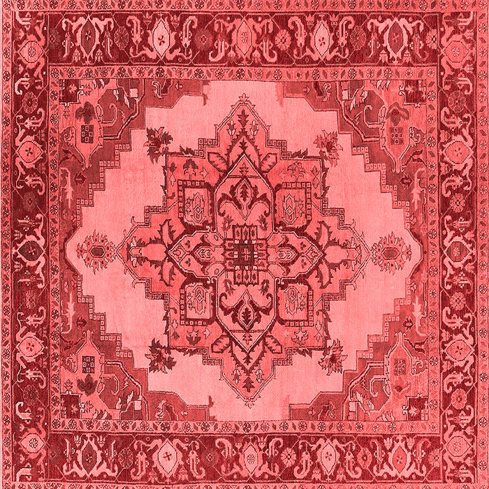 Machine Washable Oriental Red Industrial Rug, wshurb557red