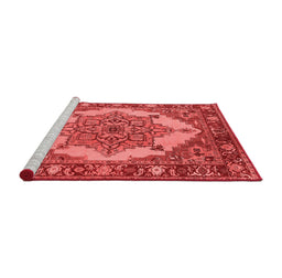 Industrial Red Washable Rugs