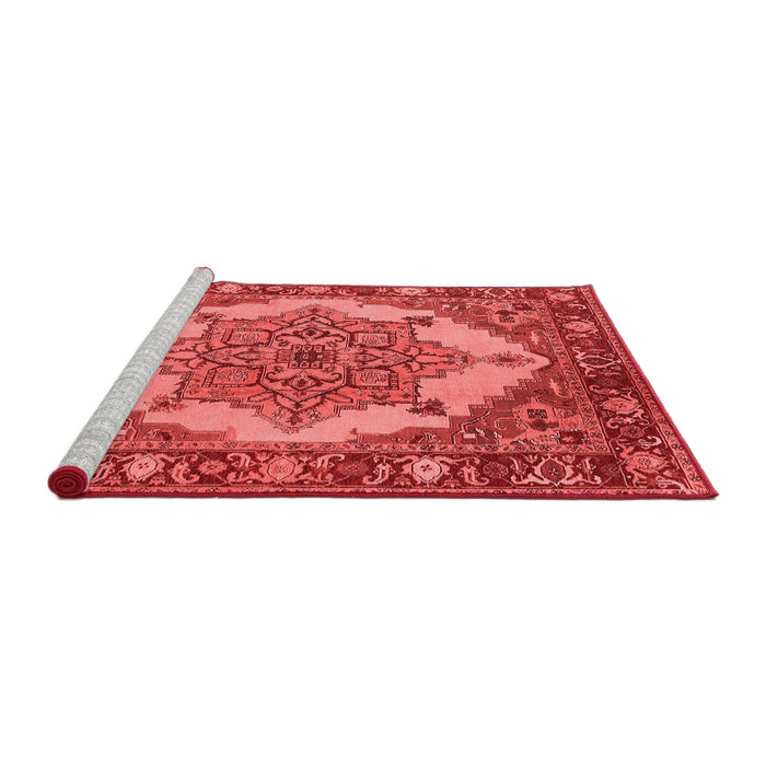 Industrial Red Washable Rugs