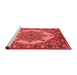 Industrial Red Washable Rugs