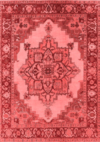 Oriental Red Industrial Rug, urb557red