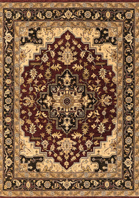 Oriental Brown Industrial Rug, urb558brn