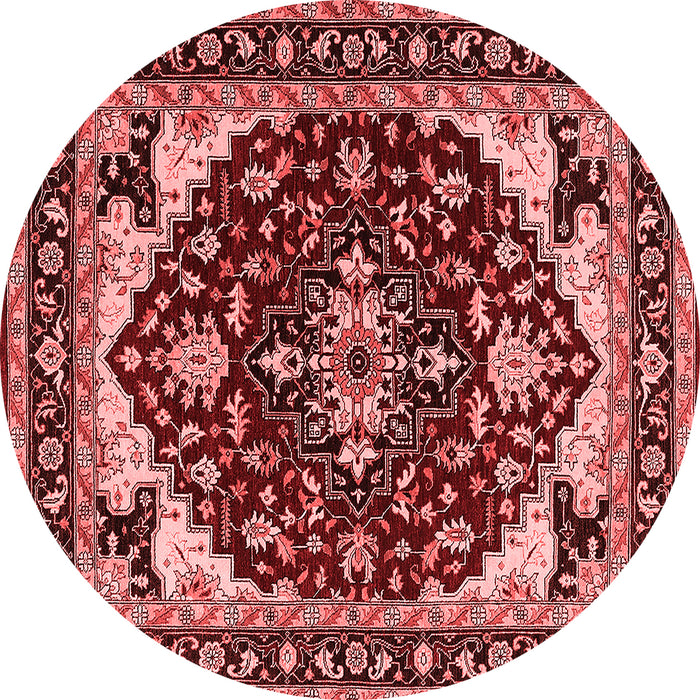 Machine Washable Oriental Red Industrial Rug, wshurb558red