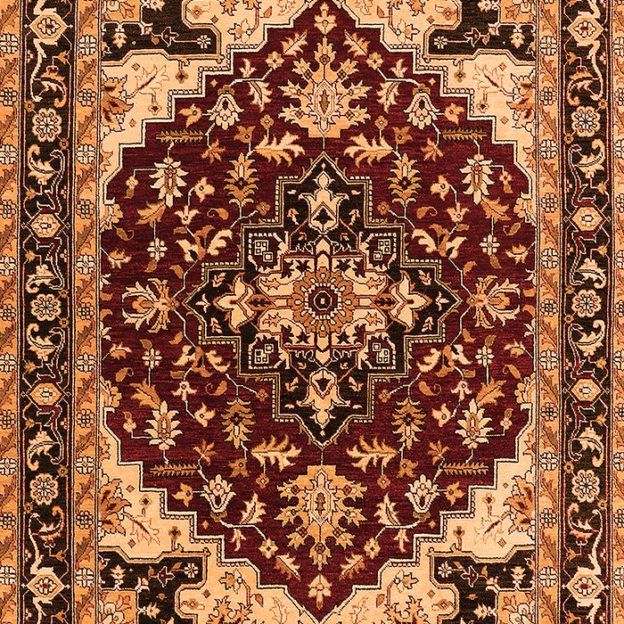 Machine Washable Oriental Orange Industrial Area Rugs, wshurb558org
