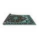 Sideview of Oriental Light Blue Industrial Rug, urb558lblu