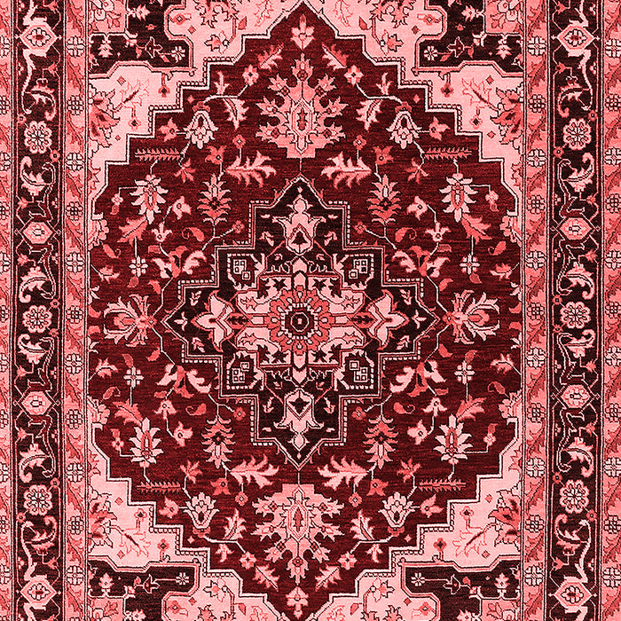 Machine Washable Oriental Red Industrial Rug, wshurb558red