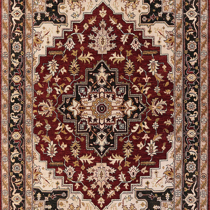 Mid-Century Modern Red Oriental Rug, urb558
