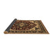 Sideview of Oriental Brown Industrial Rug, urb558brn