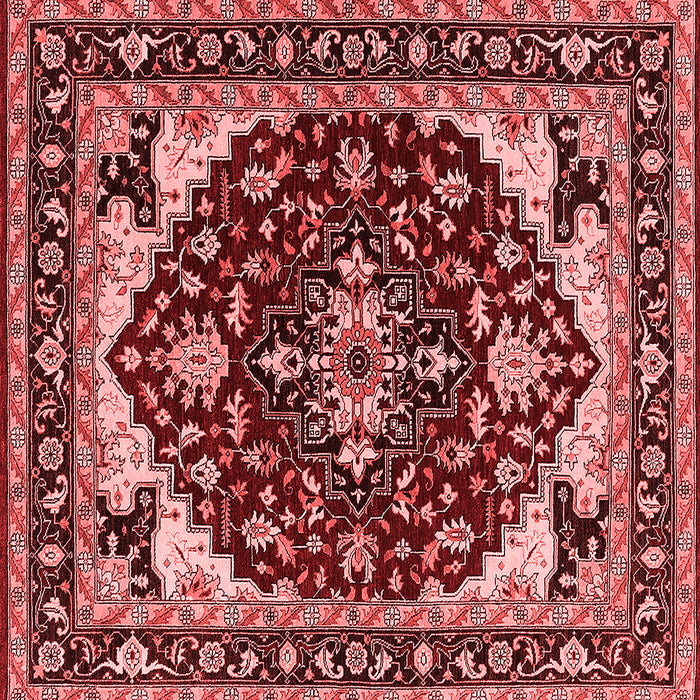 Machine Washable Oriental Red Industrial Rug, wshurb558red