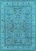 Oriental Light Blue Industrial Rug, urb559lblu