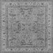 Square Oriental Gray Industrial Rug, urb559gry