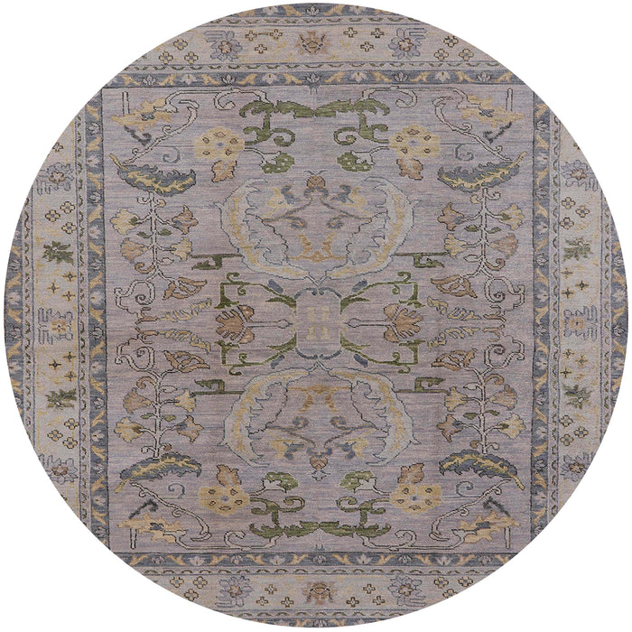 Round Machine Washable Industrial Modern Sandstone Brown Rug, wshurb559