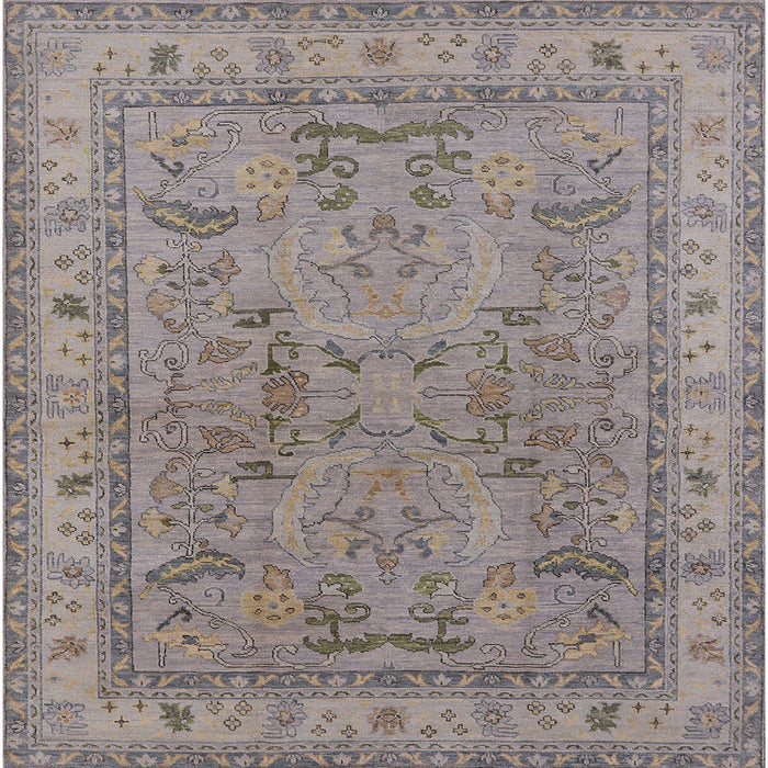 Square Machine Washable Industrial Modern Sandstone Brown Rug, wshurb559