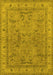 Oriental Yellow Industrial Rug, urb559yw