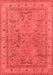 Oriental Red Industrial Area Rugs