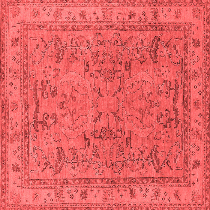 Machine Washable Oriental Red Industrial Rug, wshurb559red