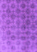 Machine Washable Oriental Purple Industrial Area Rugs, wshurb560pur