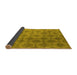 Sideview of Oriental Yellow Industrial Rug, urb560yw