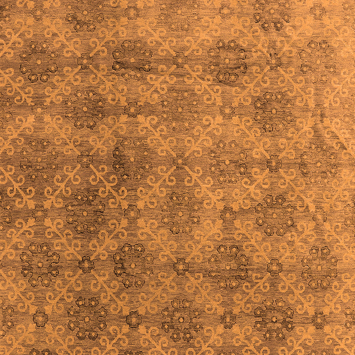 Machine Washable Oriental Orange Industrial Area Rugs, wshurb560org