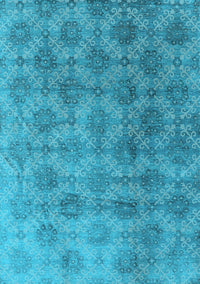 Oriental Light Blue Industrial Rug, urb560lblu