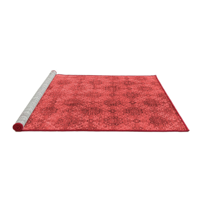 Industrial Red Washable Rugs