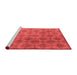 Industrial Red Washable Rugs