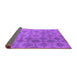 Sideview of Oriental Purple Industrial Rug, urb560pur