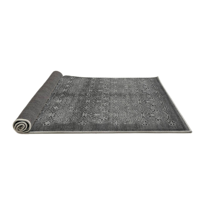 Sideview of Oriental Gray Industrial Rug, urb561gry