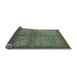 Sideview of Oriental Light Blue Industrial Rug, urb561lblu