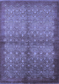 Oriental Blue Industrial Rug, urb561blu