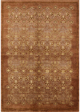 Mid-Century Modern Red Oriental Rug, urb561