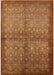 Mid-Century Modern Red Oriental Rug, urb561