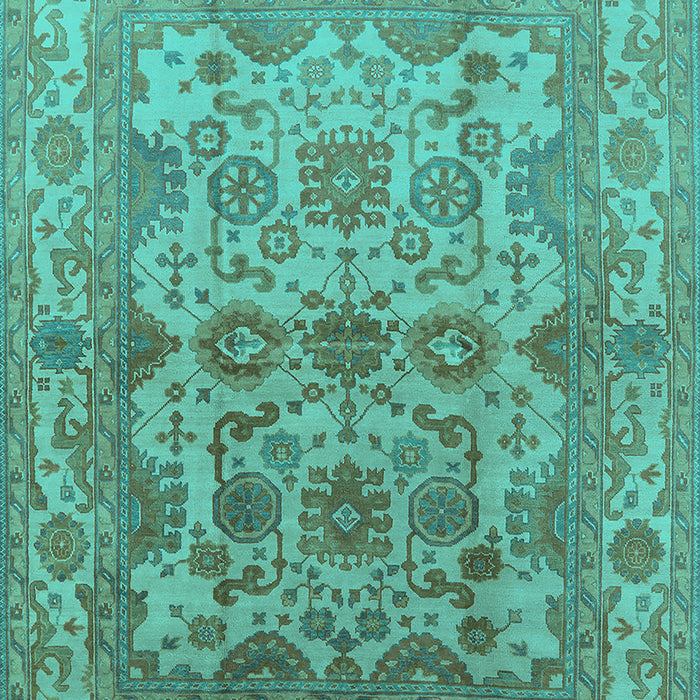 Oriental Turquoise Industrial Rug, urb562turq